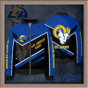 Los Angeles Rams 3D Bomber Jacket 03