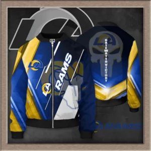 Los Angeles Rams 3D Bomber Jacket 04