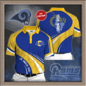 Los Angeles Rams 3D Polo 02