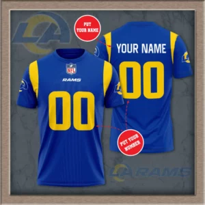 Los Angeles Rams 3D T shirt 03