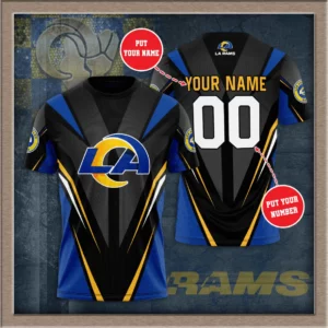 Los Angeles Rams 3D T shirt 06
