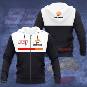 Marc Marquez Repsol Honda 3D Zip Hoodie MGPRH007