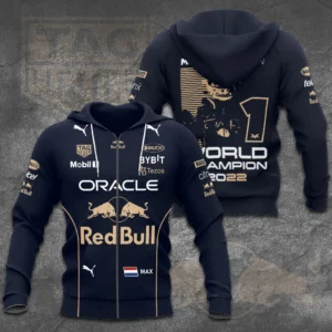 Max Verstappen 3D Polo Zip up Hoodie