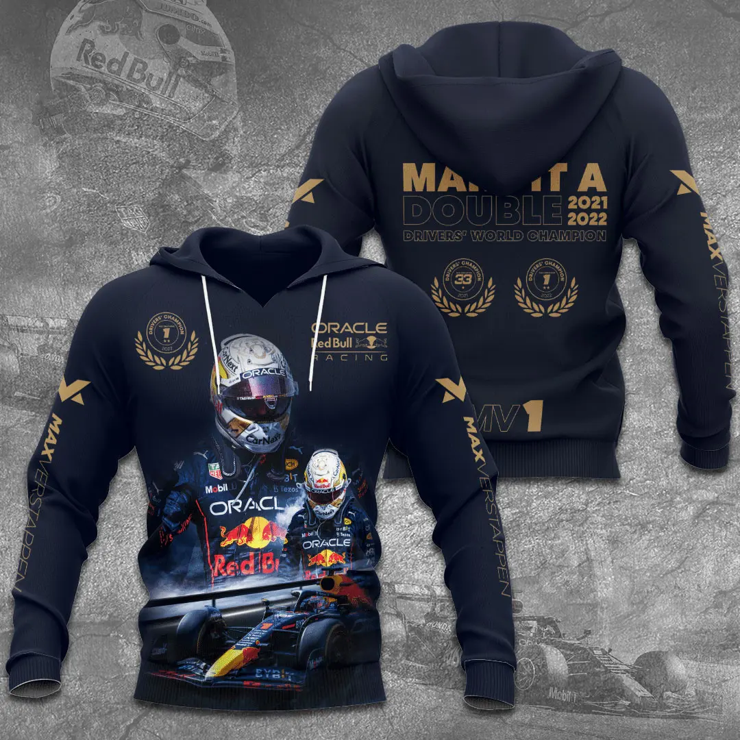 Max Verstappen Hoodie Red Bull Racing F1 World Championship