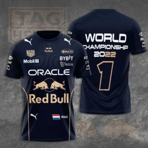 Max Verstappen x Red Bull Racing 3D T shirt