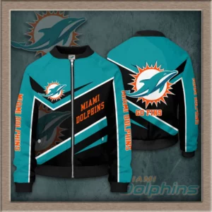 Miami Dolphins 3D Bomber Jacket 03