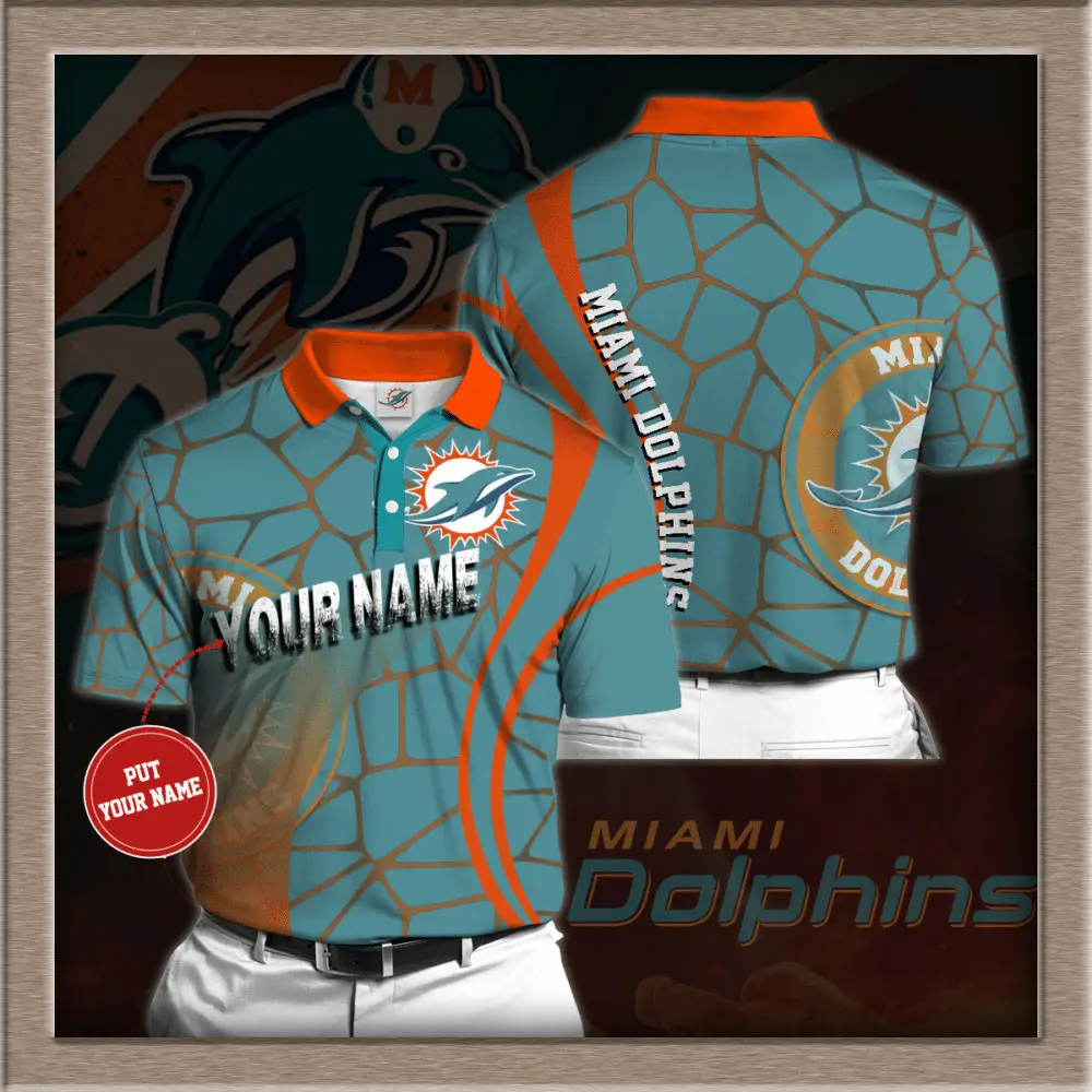 Miami Dolphins 3D Polo 03