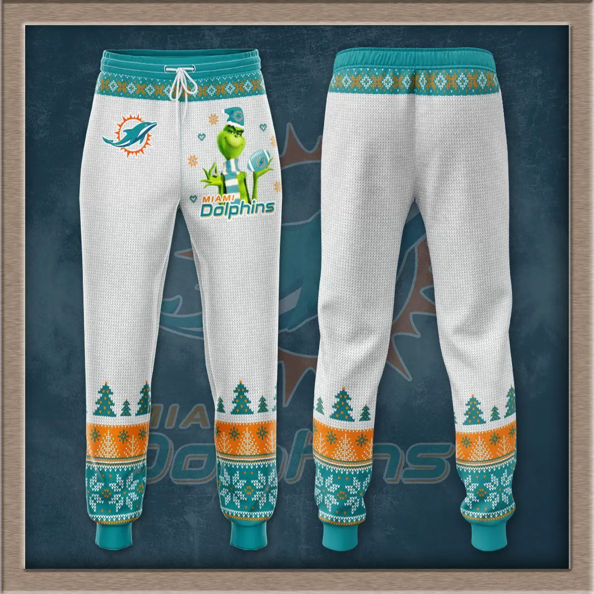Miami Dolphins 3D Sweatpant 03
