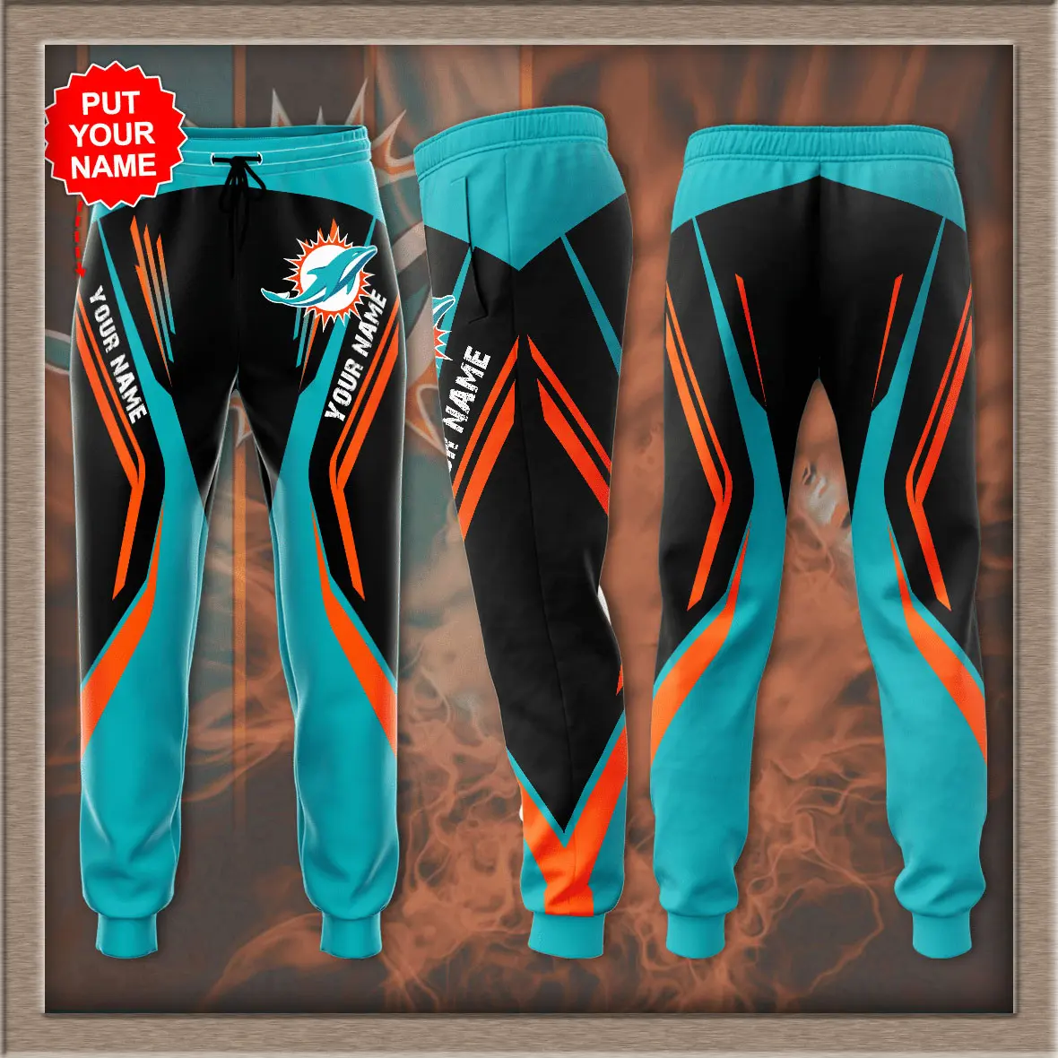 Miami Dolphins 3D Sweatpant 07