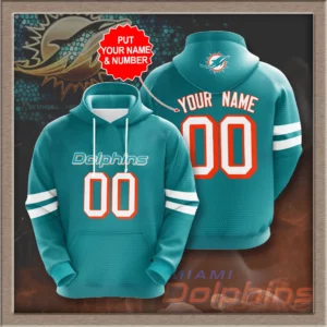 Miami Dolphins 3D hoodie 010