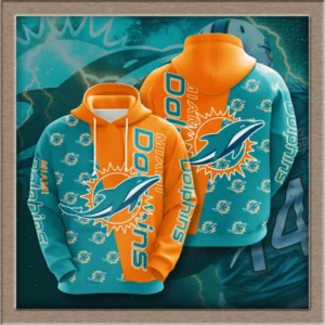 Miami Dolphins 3D hoodie 07