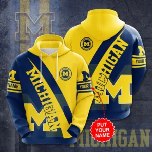 Michigan Wolverines 3D Hoodie 05