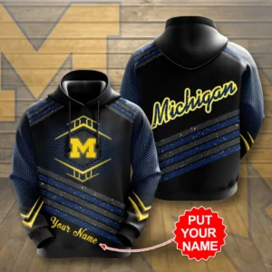 Michigan Wolverines 3D Hoodie 08