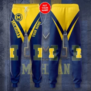 Michigan Wolverines 3D Sweatpant 01