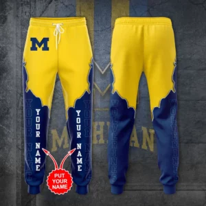 Michigan Wolverines 3D Sweatpant 010
