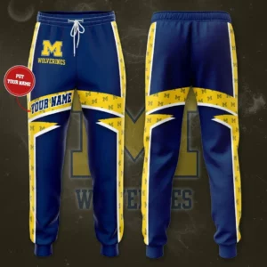 Michigan Wolverines 3D Sweatpant 02