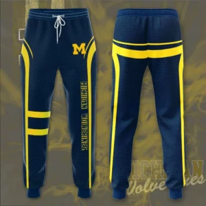 Michigan Wolverines 3D Sweatpant 04