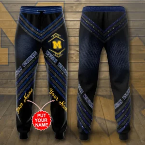 Michigan Wolverines 3D Sweatpant 05