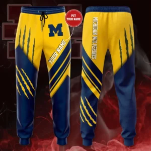 Michigan Wolverines 3D Sweatpant 09