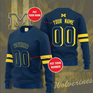 Michigan Wolverines 3D Sweatshirt 04