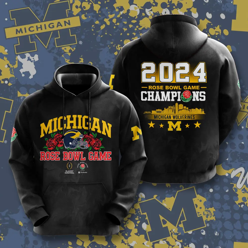 Michigan Wolverines Football Hoodie XXLTEE0124SZ