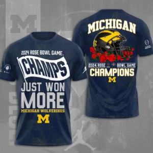 Michigan Wolverines Football T shirt XXLTEE0124ZM