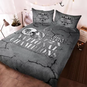 Michigan Wolverines Football bedding set duvet cover pillow shams XXLTEE0524SR IMAGE