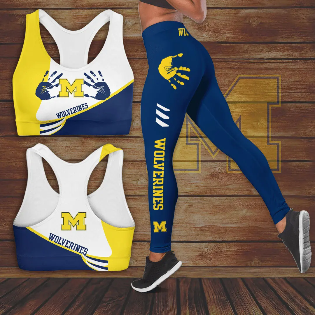 Michigan Wolverines Hollow Tank Top Bra sports