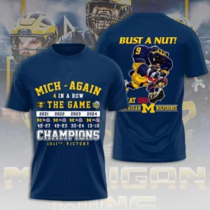 Michigan Wolverines T shirt XXLTEE 35