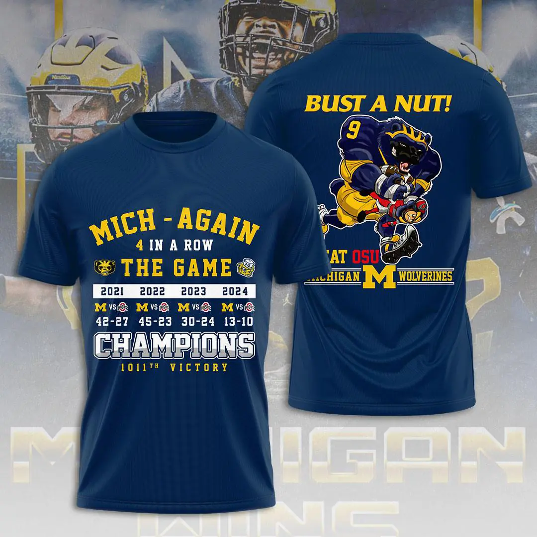 Michigan Wolverines T shirt XXLTEE 35