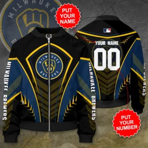Milwaukee Brewers Bomber Jacket Custom name