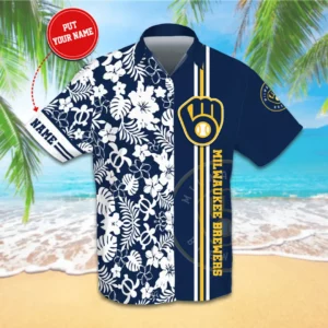 Milwaukee Brewers Hawaiian Shirt