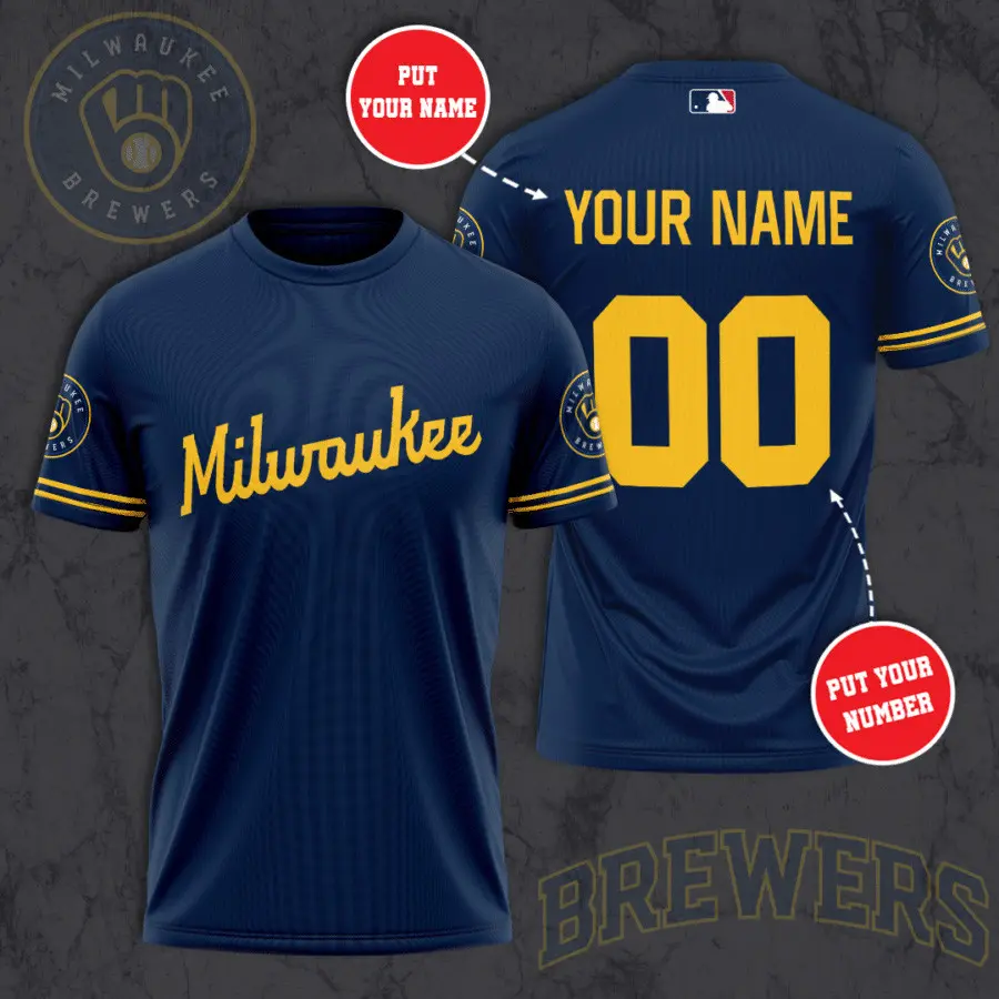 Milwaukee Brewers T shirt 04