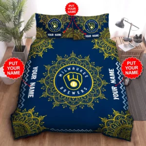 Milwaukee Brewers bedding set 01