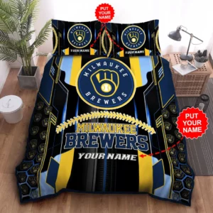 Milwaukee Brewers bedding set 02