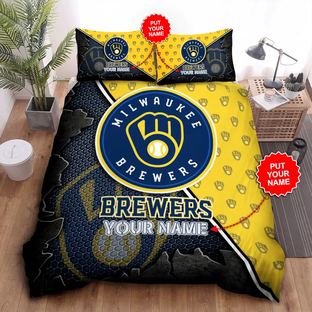 Milwaukee Brewers bedding set 03