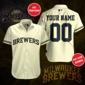 Milwaukee Brewers short sleeve shirt 05