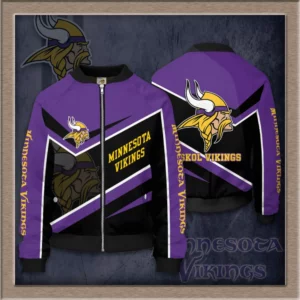 Minnesota Vikings 3D Bomber Jacket 04