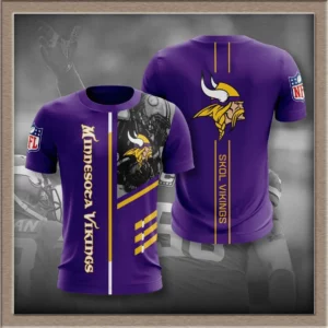 Minnesota Vikings 3D T shirt 01