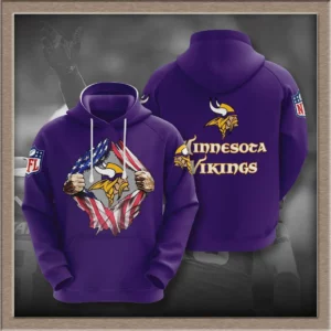 Minnesota Vikings 3D hoodie 012