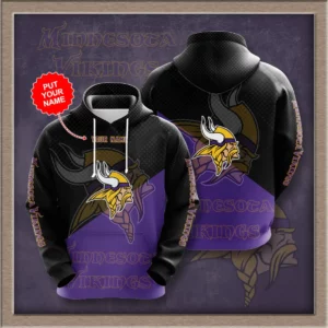Minnesota Vikings 3D hoodie 015