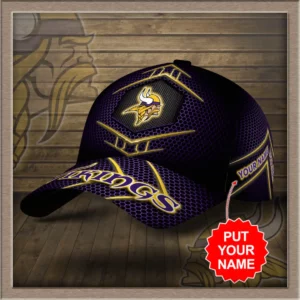 Minnesota Vikings Cap Custom Hat 01