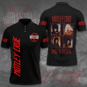Motley Crue 3D Apparels polo