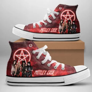 Motley Crue High Top Canvas Shoe XXLTEE29523S2 Design 1