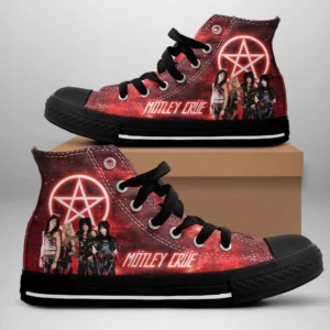 Motley Crue High Top Canvas Shoe XXLTEE29523S2 Design 2