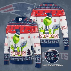 New England Patriots 3D sweater 01