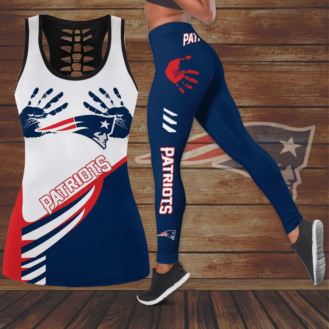 New England Patriots Tank Top Leggings 03 1
