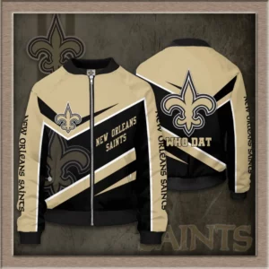 New Orleans Saints 3D Bomber Jacket 02