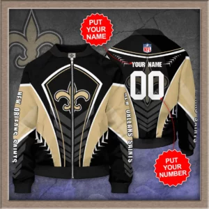 New Orleans Saints 3D Bomber Jacket 03
