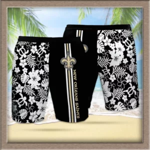 New Orleans Saints 3D Hawaiian Shorts